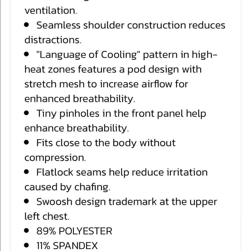 Nike Hypercool shirt - Picture 5 of 5